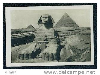 No. 30 Cairo - Sphinx And Pyramid. Photo Cca 8,8x5,9 Cm - Sphinx
