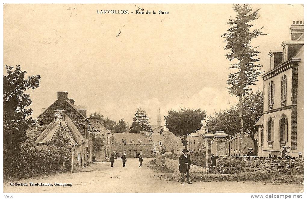 Carte Postale Ancienne De LANVOLLON - Lanvollon