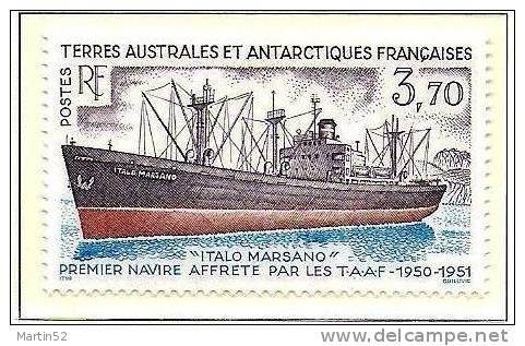 T.A.A.F. 1993: Michel-No. 306 „Italo Mersano“  ** MNH (cote 1.70 Euro) - Barcos Polares Y Rompehielos