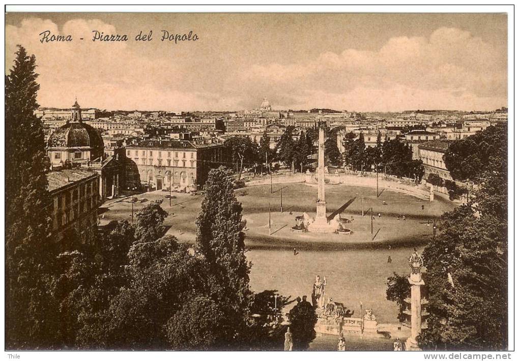 ROMA - Piazza Del Popolo - Piazze