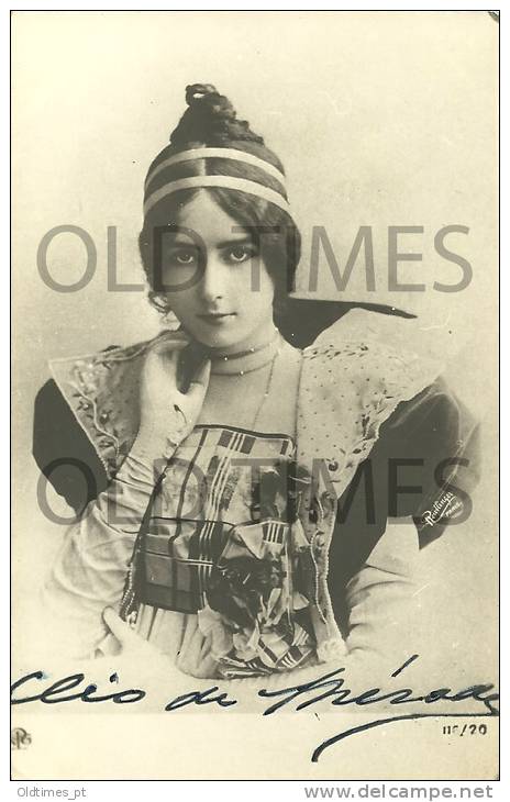 FRANCE -  THE THEATER ACTRESS CLÉO DE MERODE OLD REAL PHOTO - Other & Unclassified