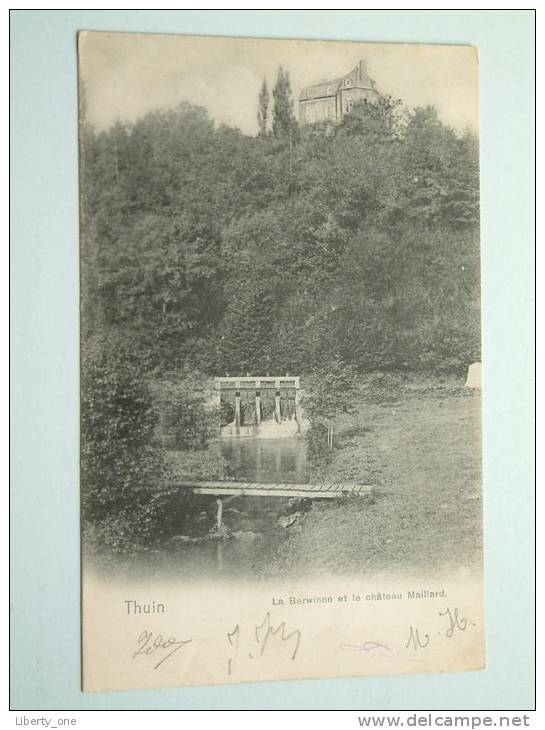 La Berwinne Et Le Château MAILLARD / Anno 1906 ( Zie Foto Voor Details ) !! - Thuin