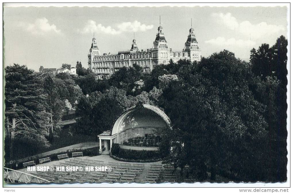 „ Bad Wildungen, Blick Vom Kurpark Auf Den Fürstenhof“   Um 1930/1940,  Ansichtskarte, Ungebrauchte Karte - Bad Wildungen