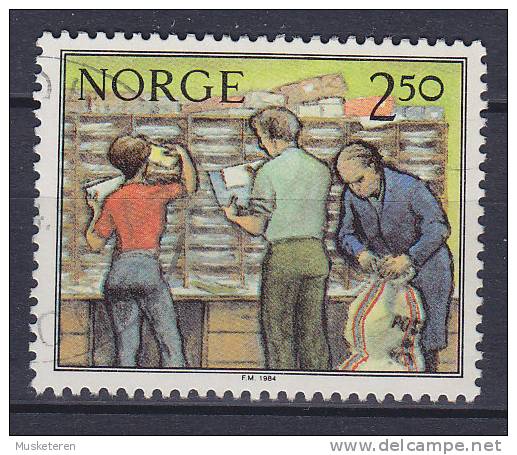 Norway 1984 Mi. 897      2.50 Kr Die Arbeit Der Post Sortierdienst - Used Stamps