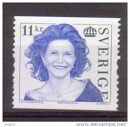 Zweden (A) Postfris 2007 Nr 2590 Koningin Silvia  11Kr - Ungebraucht