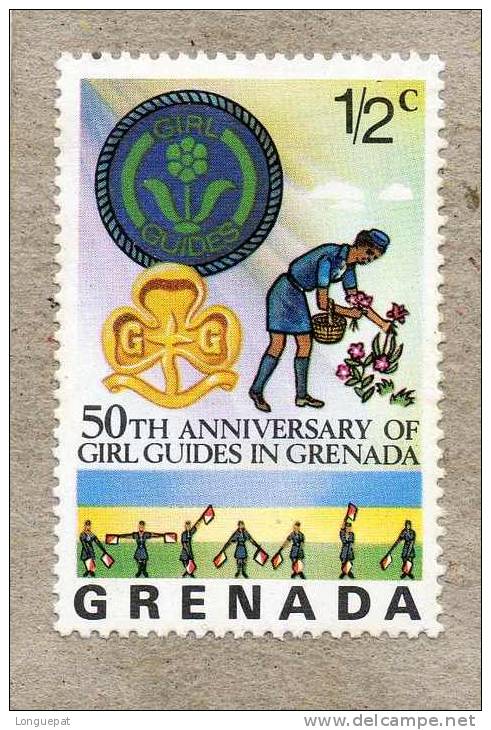 GRENADE (Îles) : 50 Ans Des Guides De Grenade :Etude De La Nature - Femmes - Scoutisme Féminin - - Neufs
