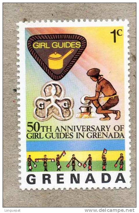 GRENADE (Îles) : 50 Ans Des Guides De Grenade : Préparation Du Repas - Femmes - Scoutisme Féminin - - Neufs