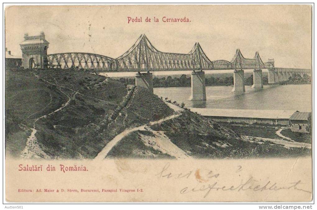 05931g ROUMANIE - Podul De La Cernavoda - Pont - 1901 - Roemenië