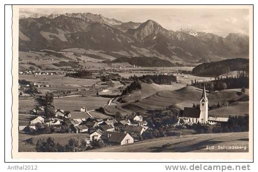 Gesamtansicht Seifriedsberg Allgäu Mit Kirche Häuser Sw Um 1930 - Sonthofen