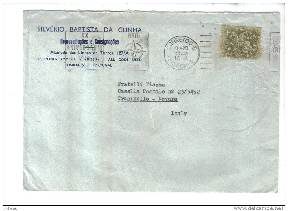 VER1714 - PORTOGALLO , Targhetta Pubblicitaria NATO Del 1969 - OTAN