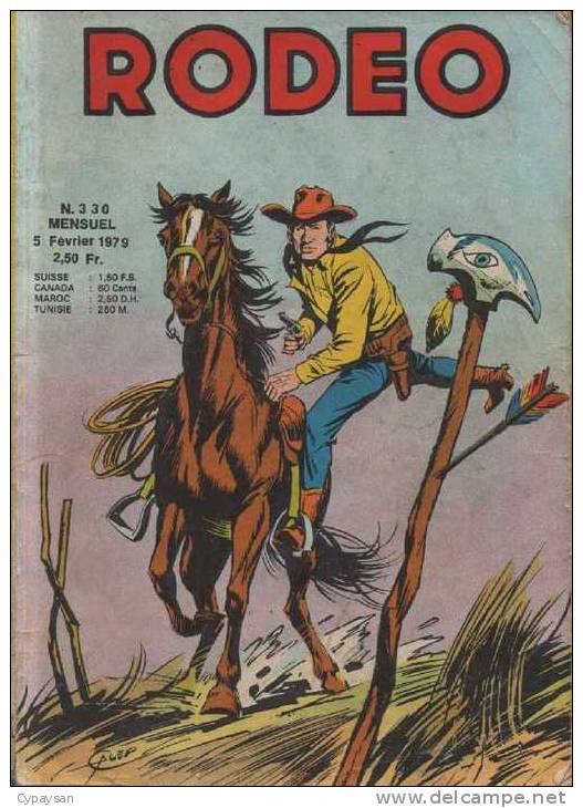 RODEO N° 330 BE LUG 02-1979 - Rodeo