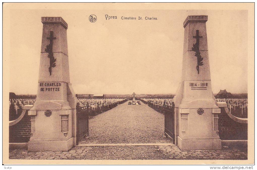 Ypres,  Simityière St. Charles - Cimetières Militaires