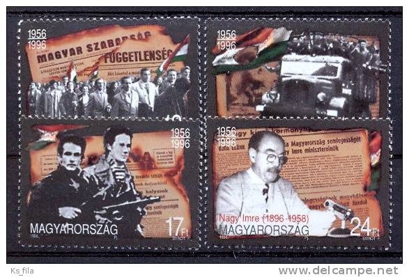 HUNGARY - 1996. 40th Anniv Of 23rd Oct Uprising - MNH - Nuovi