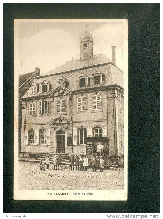 Puttelange (Moselle 57) - Hôtel De Ville ( Animée Timbre Taxe à 30 Centimes Ed. Wilhelm & Krebs ) - Puttelange