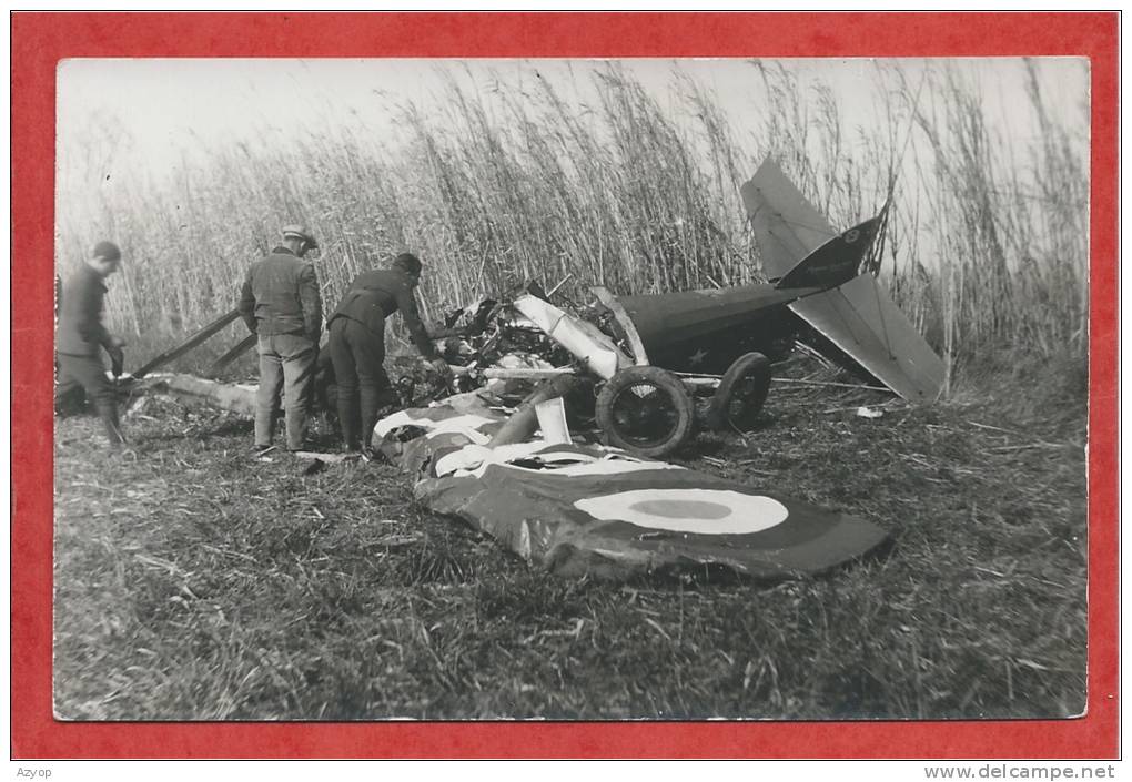 Avion Français Militaire - Accident Mortel - Cdt. JEANNEL - Lieutenant CLEMENS - 1933 - Accidents
