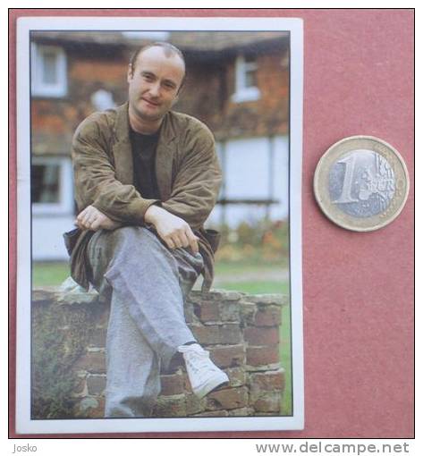 PHIL COLLINS Ex Genesis Pop-music Group (Yugoslavian Rar Collectiable Card Sticker Smash Hits) Rock-music Musique Musica - Other & Unclassified