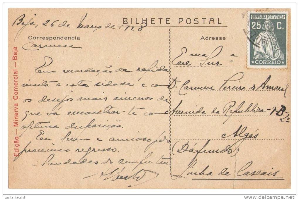 BEJA  - BANCOS- Egreja De Santa Maria Caixa Geral De Depositos Carte Postale - Beja