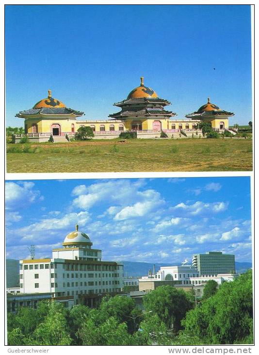 L-CH28 - CHINE Etui Avec 10 Cartes Entiers Postaux Paysages De La Mongolie Intérieure - Postcards