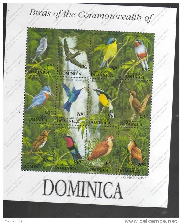 DOMINICA Nº 1494 AL 1505 - Colibríes