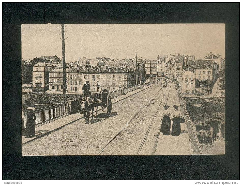 Chatou (78) - Le Pont ( Animée Attelage ... ND Phot. 46) - Chatou