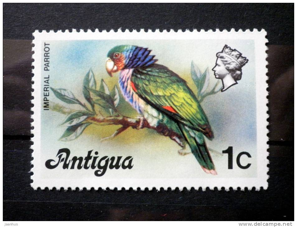 Antigua - 1960 - Mi.nr.400 I - MH - Country´s Motives - Birds - Imperial Parrot - Amazona Imperialis - Definitives - - 1960-1981 Autonomie Interne