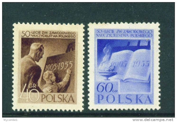 POLAND  -  1955  Teachers Union  Mounted Mint As Scan - Unused Stamps