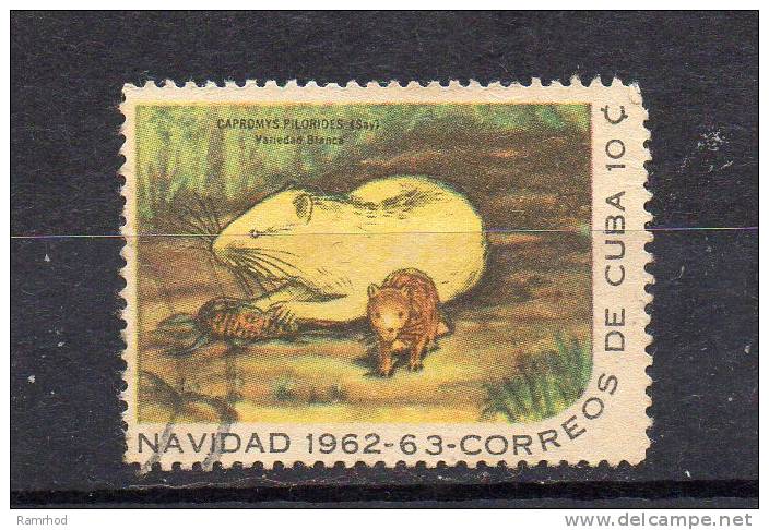 1962 10c. - Mammals - Huttia 10c FU - Gebruikt