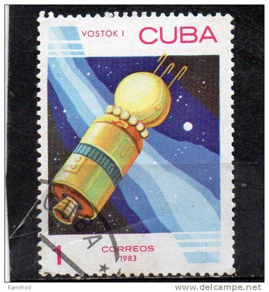 1983 Cosmonautics Day - Vostok 1  1C CTO - Used Stamps