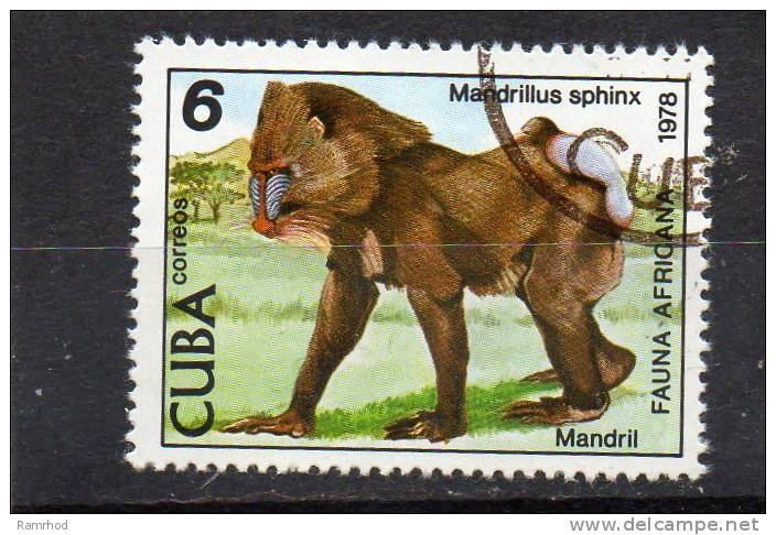 1978 Animals In Local Zoo -6c. - Mandrill  CTO - Used Stamps