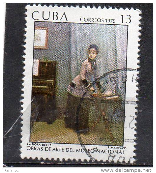 1979 10th Death Anniv Of Victor Manuel Garcia (painter) - 13c. - "Still-life With Vase  CTO - Used Stamps
