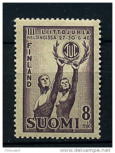 Finlande ** N° 311 - Festival De La Ligue Sportive Des Travailleurs - Unused Stamps