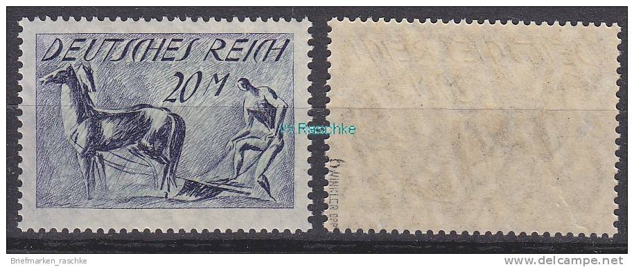 D.R.Nr.176b,postfrisch,gep. - Unused Stamps