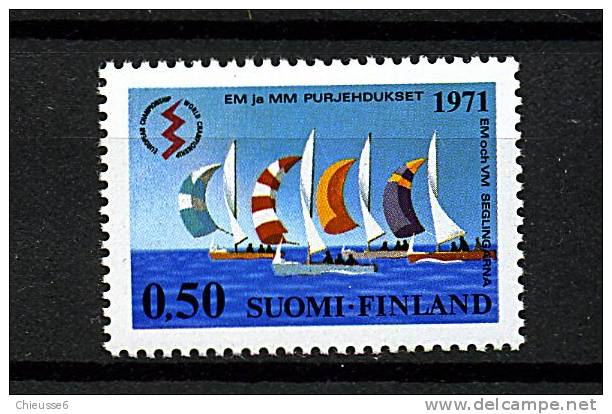 Finlande ** N° 658 - Championnats De Voile - Unused Stamps