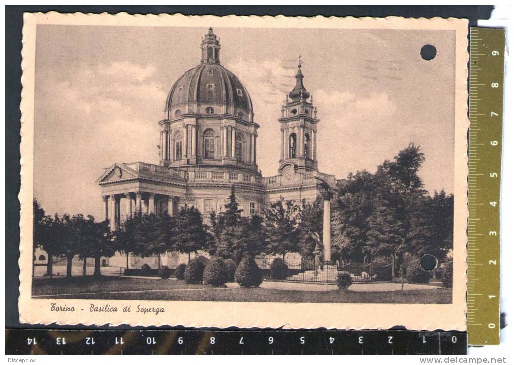 E1353 Torino, Basilica Di Superga - Edizione SAF  / Viaggiata 1941 - Andere Monumenten & Gebouwen