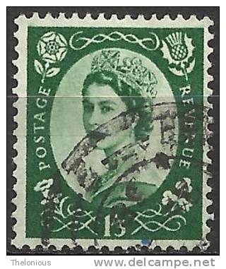 Gran Bretagna - Queen Elizabeth II - 1955-1958 - SG 555 - Used/usato - Usati