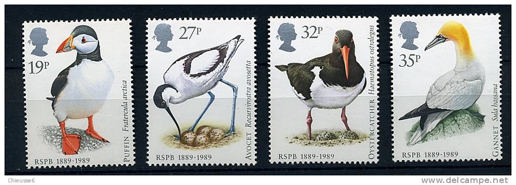 Grande Bretagne ** N° 1363 à 1366 - Oiseaux - Unused Stamps