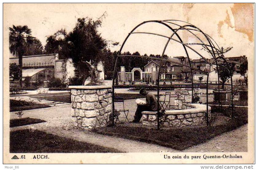 32 AUCH  - UN COIN DU PARC QUENTIN ORTOLAN  - Cachet De STE CHRISTIE Au Dos - Auch