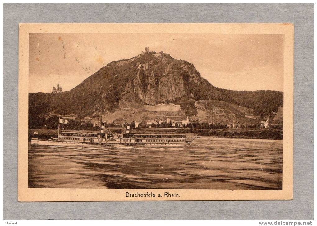 30657    Germania,  Drachenfels  A.  Rhein,  VG  1922 - Drachenfels