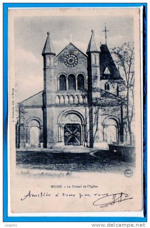 27 - MUIDS --  Portail De L'Eglise - Muids