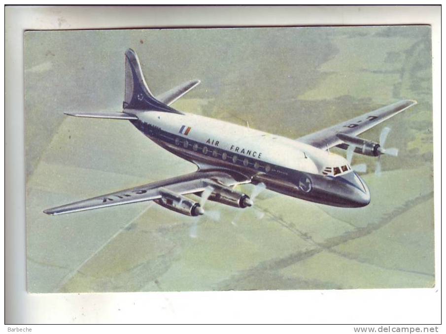 VICKERS VISCOUNT   (Cie Air France) - 1946-....: Ere Moderne