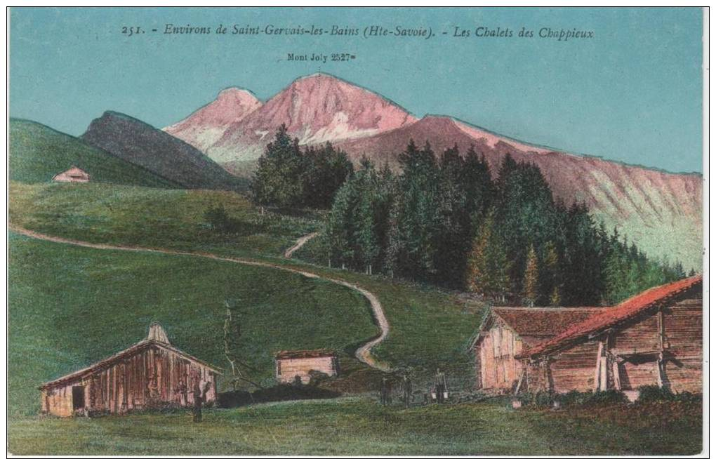 Hte-Savoie-Environs De Saint-Gervais Les Bains(colorisé) Les Chalets Des Chappieux - LF 251 - Saint-Gervais-les-Bains