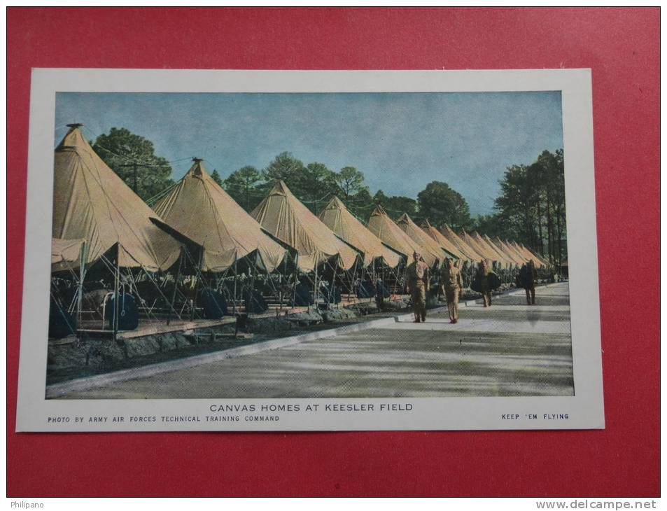 Keesler Field Biloxi Ms  Military  Canvas Homes -- --  Ref 633 - Autres & Non Classés