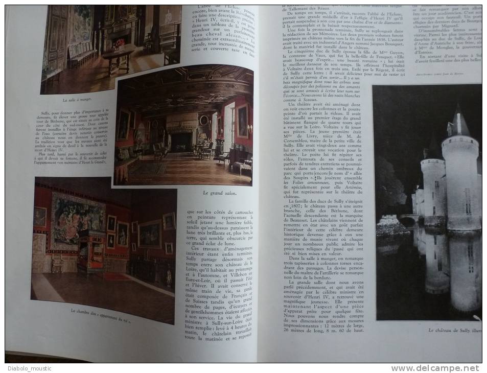 N° 4940 Du  6 -11- 1937 :  ASTURIES  Franco,Aranda Et Davila; MUSSOLINI ;Château De SULLY ; Tombes Romantiques; CITEAUX - L'Illustration