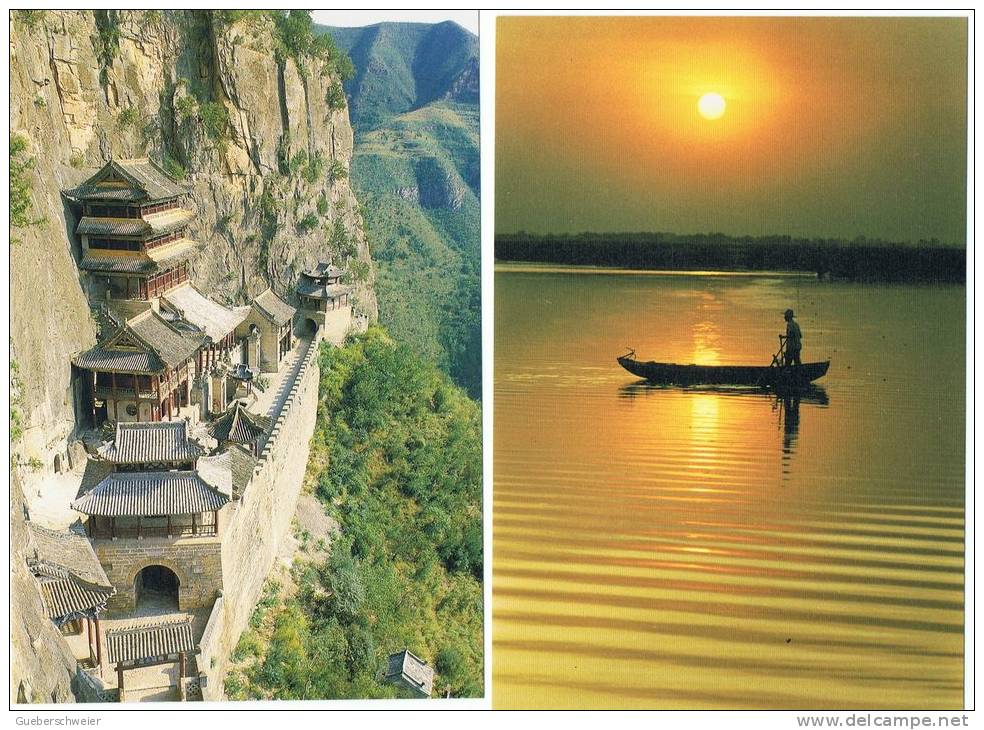 L-CH36 - CHINE Etui Avec 10 Cartes Entiers Postaux Paysages Du HEBEI - Cartes Postales