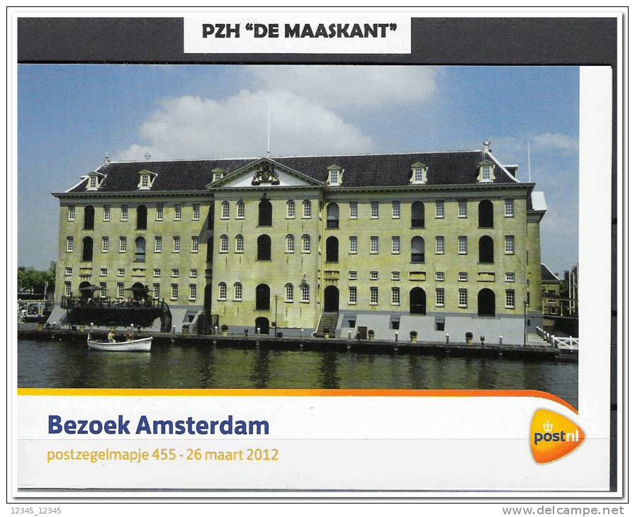 Nederland 2012, Postfris MNH, Folder 455, Visit Amsterdam - Neufs
