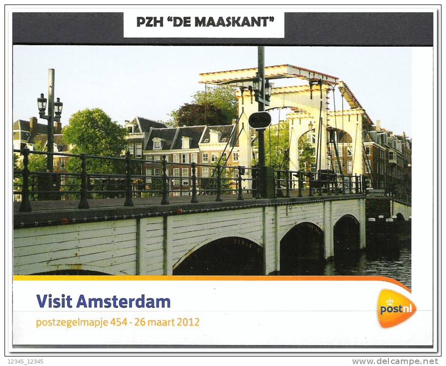 Nederland 2012, Postfris MNH, Folder 454, Visit Amsterdam - Neufs