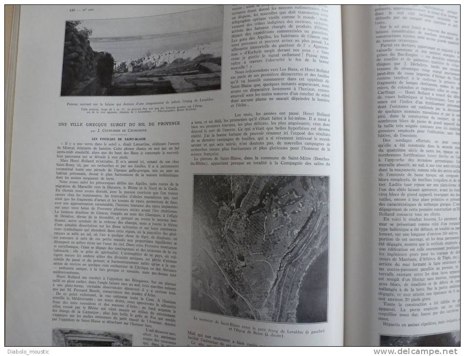 N° 4945 Du  11 -12- 1937 : L'ANTARES Coule;FAUX Et VRAIS Complots;Concours Monument  ;Fouilles St-Blaise; Mlle DEUTSCH - L'Illustration