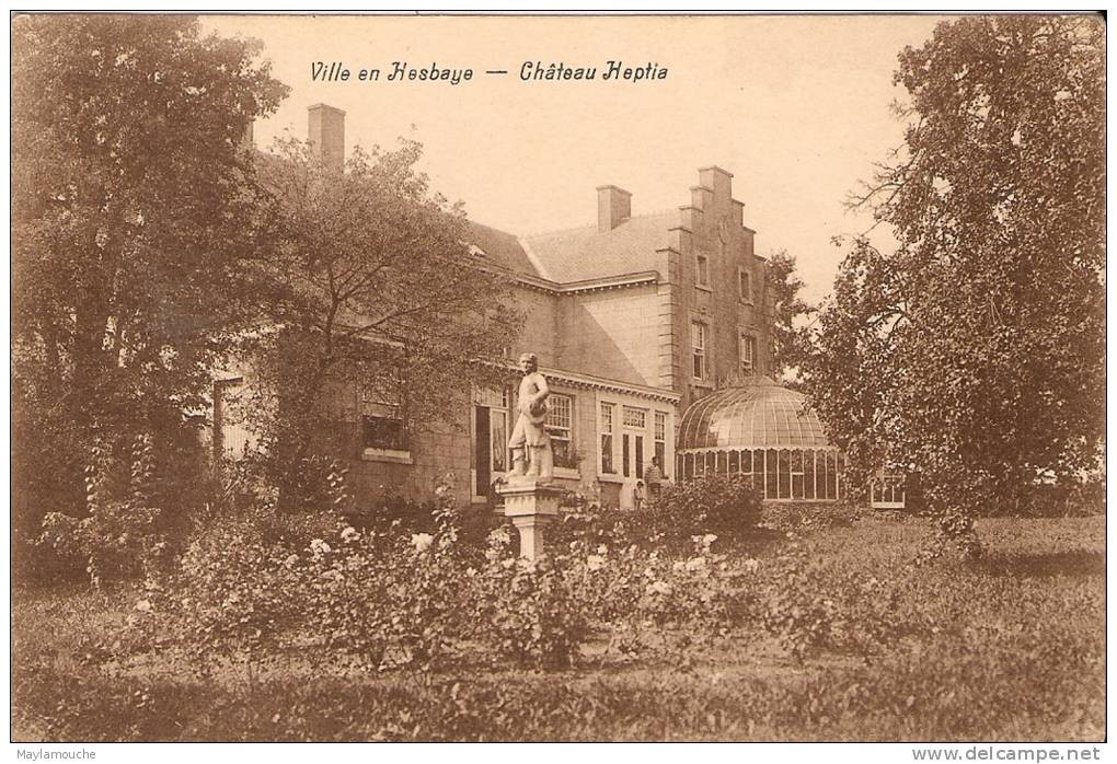 Ville-en-hesbaye Chateau Heptia ( Ecrite Et Signee Par Monsieur Heptia - Braives