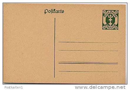 DANZIG  P 14  Postkarte  ** 1921  Kat. 6,00 € - Sonstige & Ohne Zuordnung