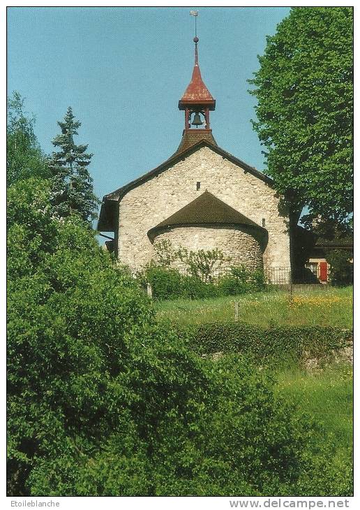 Suisse (Vaud) Montcherand, église Romane (site Clunisien, Prieuré Saint Etienne) - Montcherand